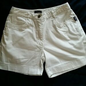 TITANIA Shorts‎ White high waist Womens Size 6 white Vintage Y2K